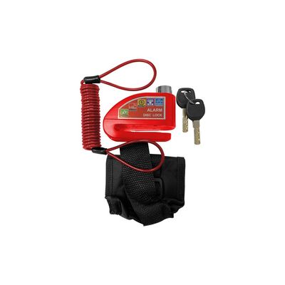 Antivol bloque disque alarme (Rouge) Antivol bloque disque alarme (Rouge)