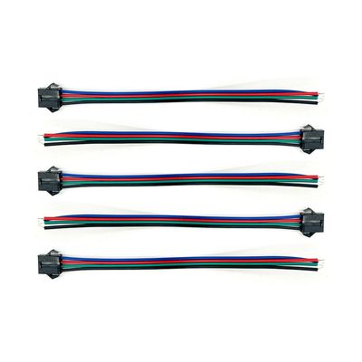 Câble prise JST 4 pin femelle x5pcs Câble prise JST 4 pin femelle x5pcs