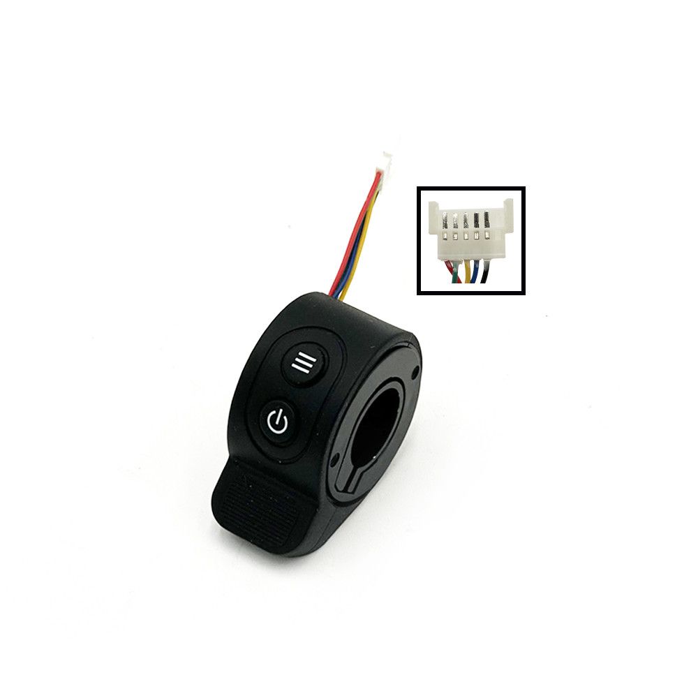 Gachette Accelerateur HX 7  - 3 Couleurs au Choix (Noir)