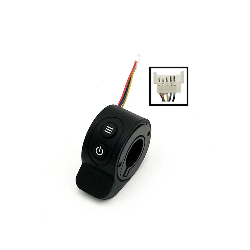Gachette Accelerateur HX 7  - 3 Couleurs au Choix (Noir)