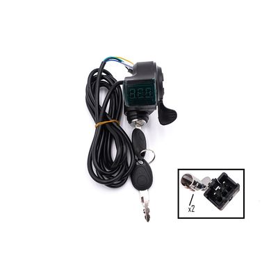 Contacteur à clé affichage voltage avec accelerateur JST Contacteur à clé affichage voltage avec accelerateur JST