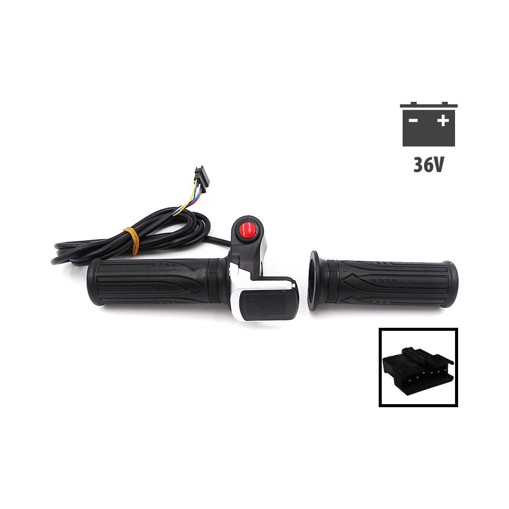 Accelerateur draisienne avec interrupteur 36V