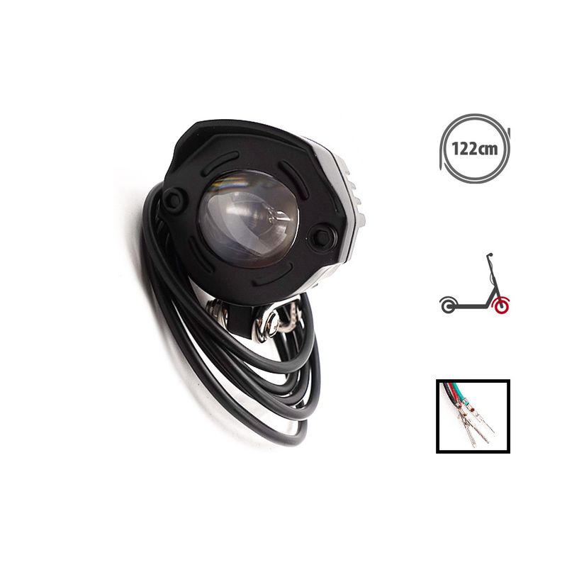 Phare LED avant Dualtron Togo Ltd avec klaxon