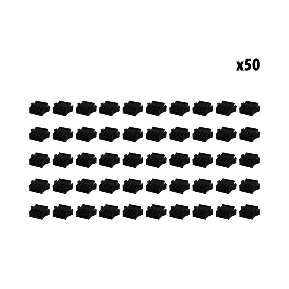 Connecteur SM 4 pins male x50 pcs