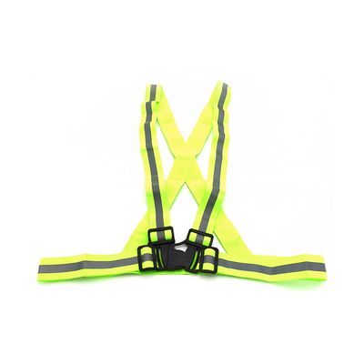 Gilet signalisation bandes reflechissantes - jaune