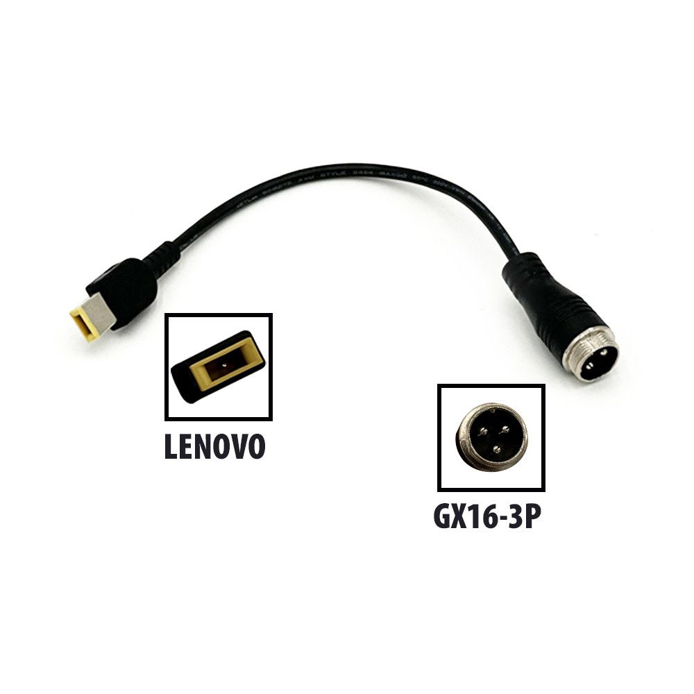 Adaptateur GX16-3P vers prise Lenovo
