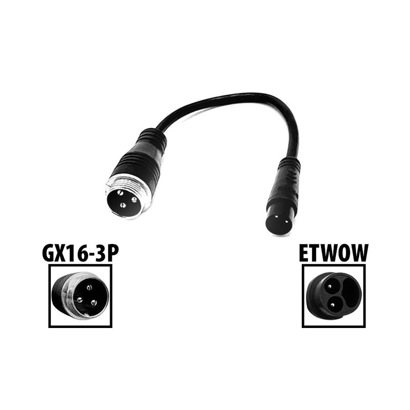 Adaptateur GX16 3P vers ETWOW