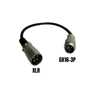 Adaptateur GX16-3P male vers XLR male