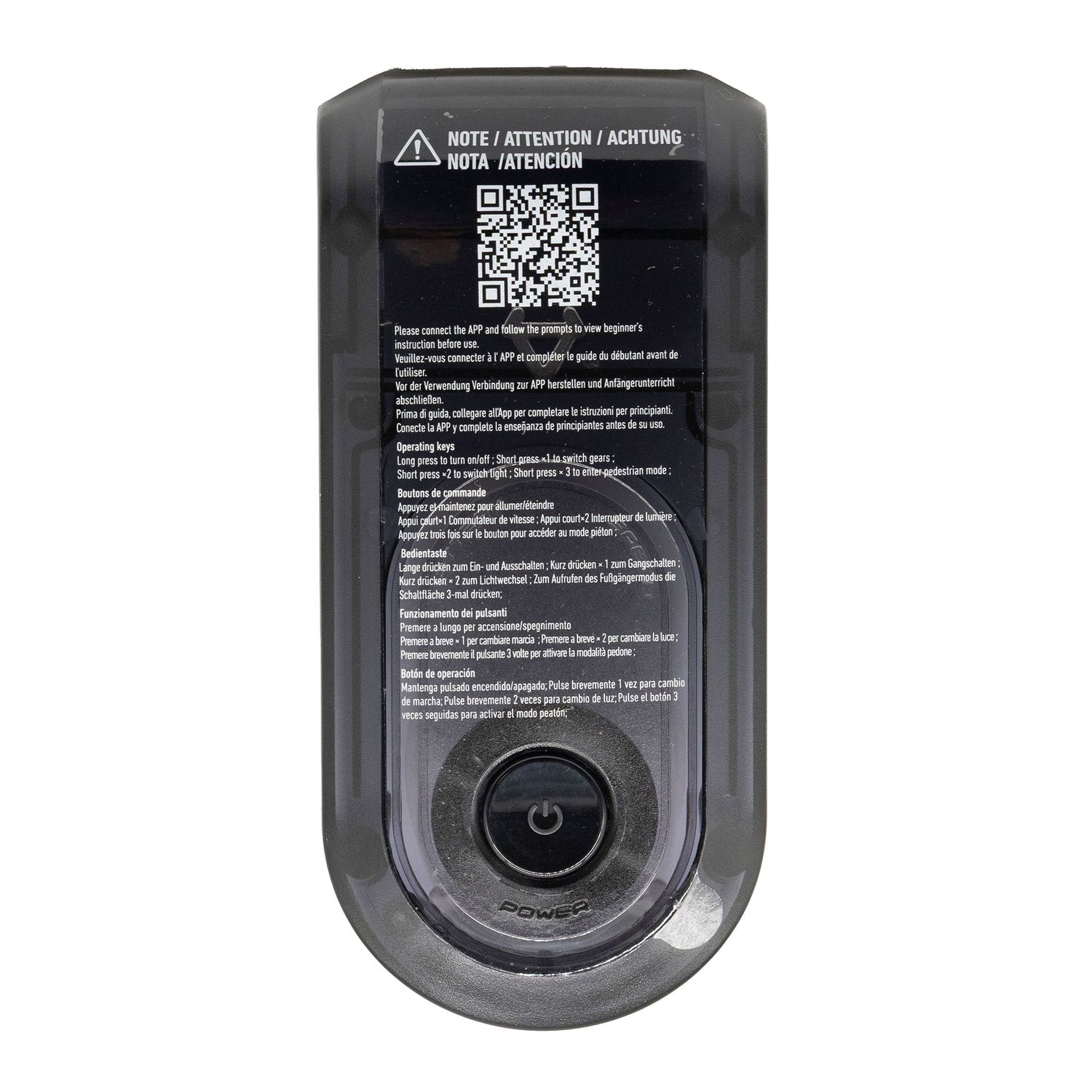 Couvercle d'affichage Niu KQi1