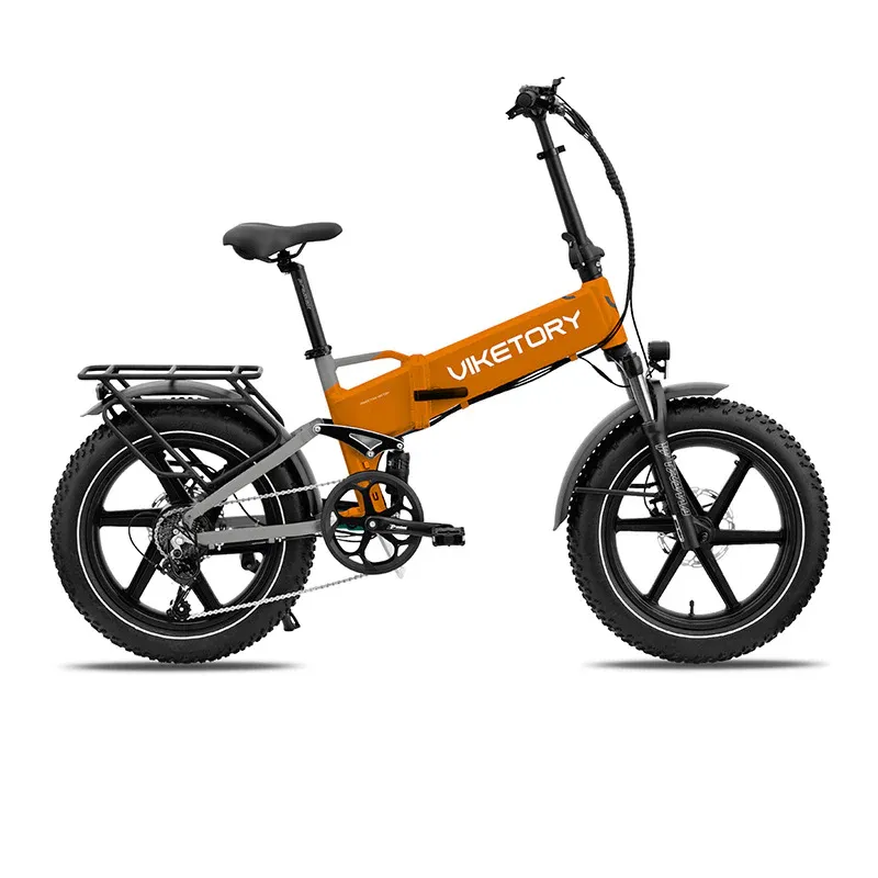 E-Bike fatbike pliable Orange/Gris BRAVE E-Bike fatbike pliable Orange/Gris BRAVE