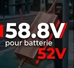 Chargeur trottinette 54.6 Volt pour batterie 48v