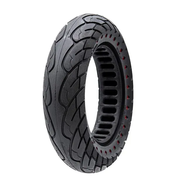 Pneu plein Ruvera 10x2.5-6.1 / B34 - points rouges