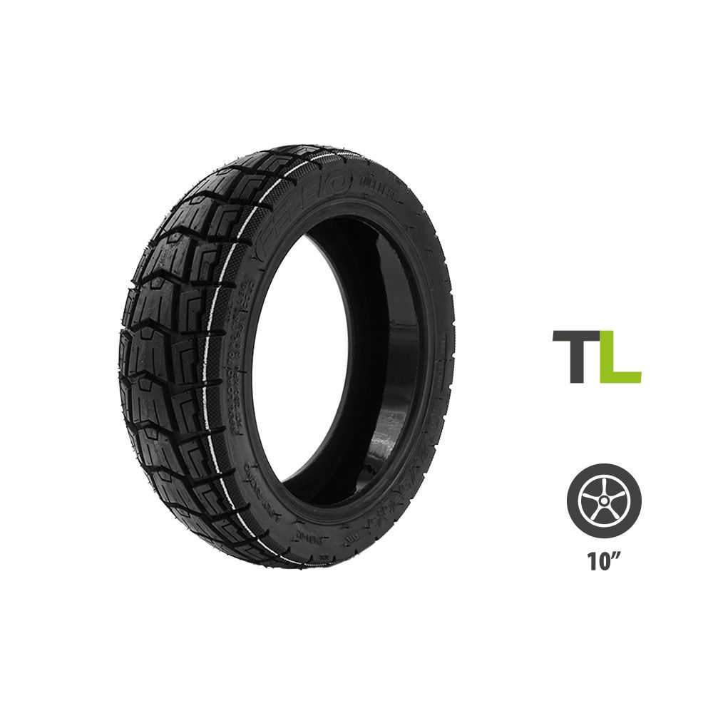 Pneu 10x2.75-6.5 Tubeless + gel anti crevaison Urbanglide E-cross Pneu 10x2.75-6.5 Tubeless + gel anti crevaison Urbanglide E-cross