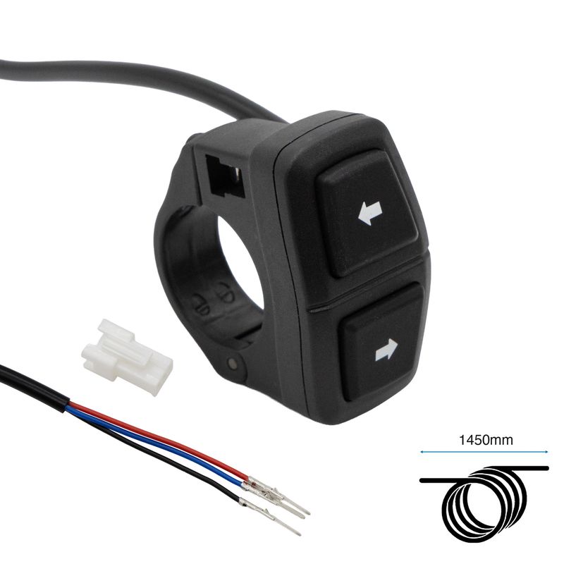 Commodo de clignotant trottinette 3 fil (vertical) Commodo de clignotant trottinette 3 fil (vertical)