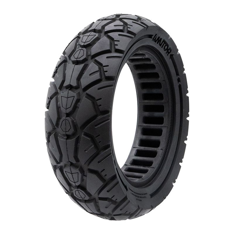 Pneu plein 10x3,0/255x80 (80/65-6) noire [Amitor]