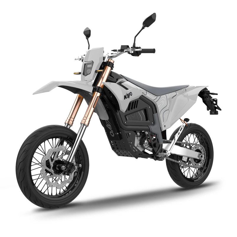 Moto supermotard électrique Kayo EC2I homologuée route Gris Moto supermotard électrique Kayo EC2I homologuée route Gris