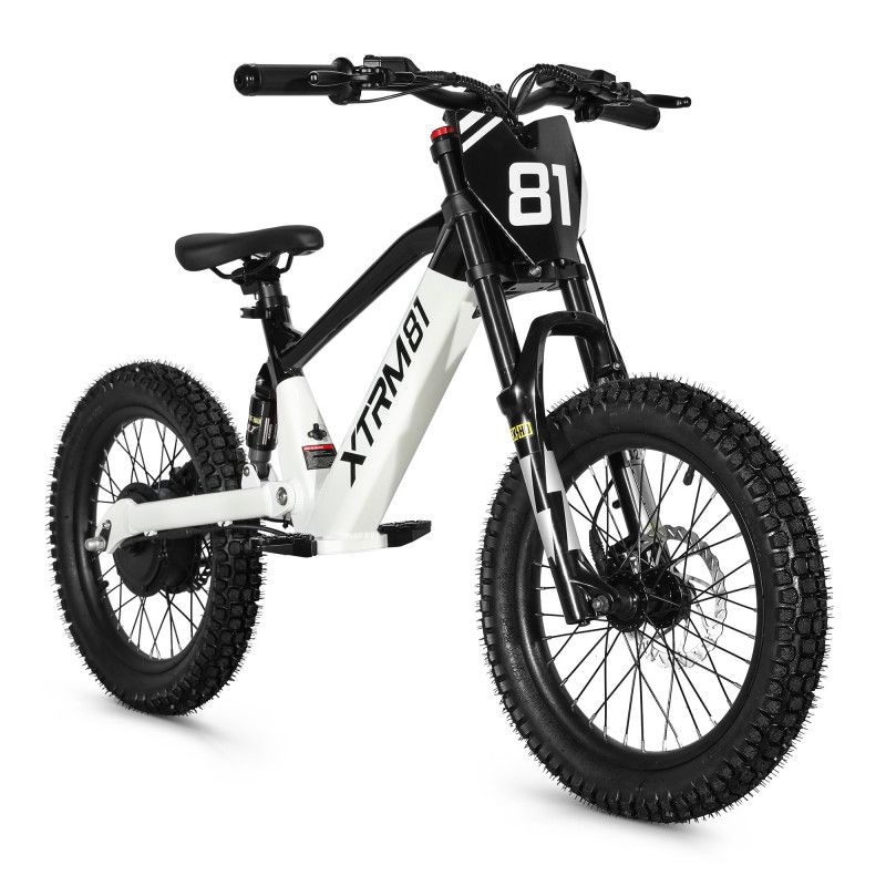 Draisienne électrique XTRM 81 DX18 36V 500W tout suspendue roues 18 pouces Draisienne électrique XTRM 81 DX18 36V 500W tout suspendue roues 18 pouces