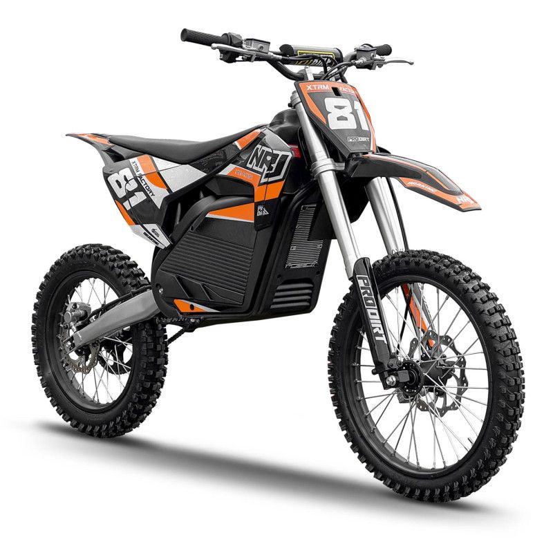 Motocross électrique XTRM 81 NRJ 7000W 72V roues 19/16 Orange Motocross électrique XTRM 81 NRJ 7000W 72V roues 19/16 Orange