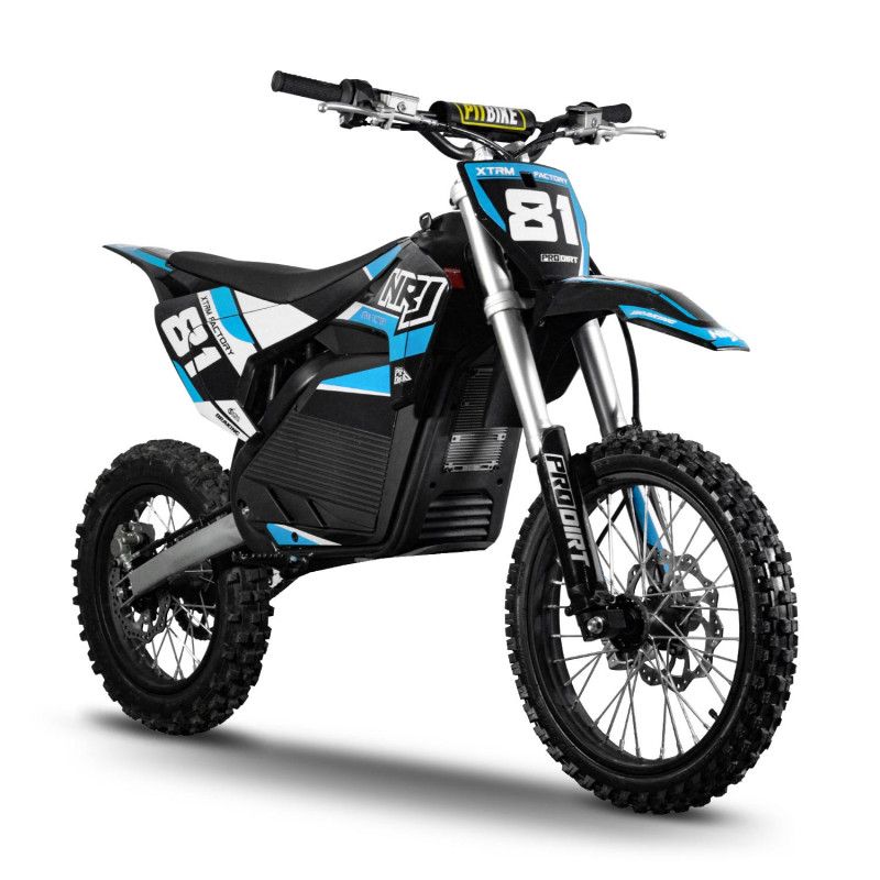 Motocross électrique XTRM 81 NRJ 7000W 72V roues 17/14 Bleu Motocross électrique XTRM 81 NRJ 7000W 72V roues 17/14 Bleu