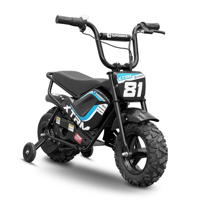 Mini moto électrique enfant XTRM 81 E.Superbike 250W Bleu Mini moto électrique enfant XTRM 81 E.Superbike 250W Bleu
