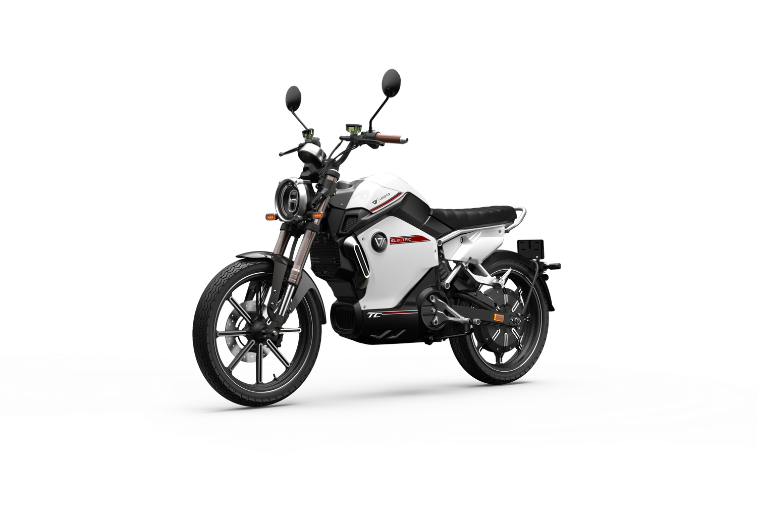 Moto électrique 50 Super Soco TC L1e 2 batteries 72V Blanc