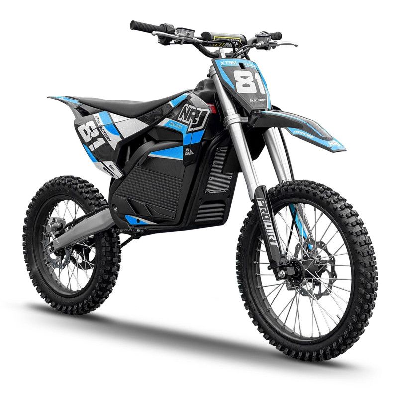 Motocross électrique XTRM 81 NRJ 7000W 72V roues 19/16 Bleu Motocross électrique XTRM 81 NRJ 7000W 72V roues 19/16 Bleu