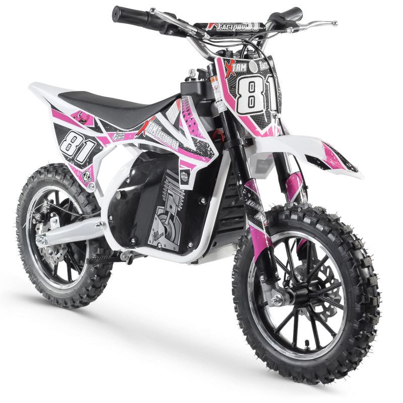 Pocket bike électrique enfant XTRM 81 MX 500W 36V Rose Pocket bike électrique enfant XTRM 81 MX 500W 36V Rose