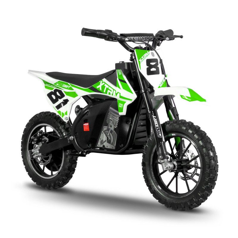 Pocket bike électrique enfant XTRM 81 MX 500W 36V Vert