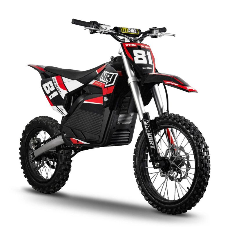 Motocross électrique XTRM 81 NRJ 7000W 72V roues 17/14 Rouge Motocross électrique XTRM 81 NRJ 7000W 72V roues 17/14 Rouge