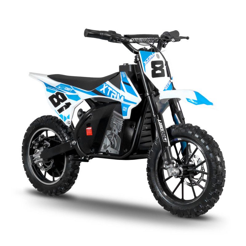 Pocket bike électrique enfant XTRM 81 MX 500W 36V Bleu