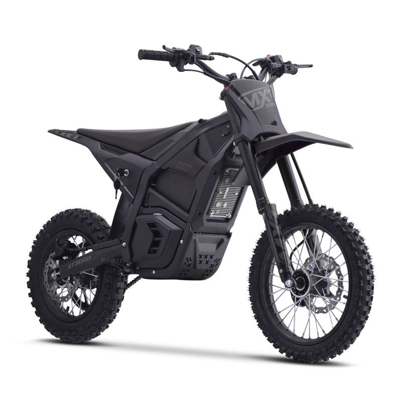 Dirt bike électrique MXT XT3000 3000W 48V 14/12 Noir Dirt bike électrique MXT XT3000 3000W 48V 14/12 Noir