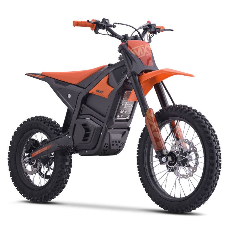 Dirt bike électrique MXT XT6000 6000W 72V 17/14 Orange