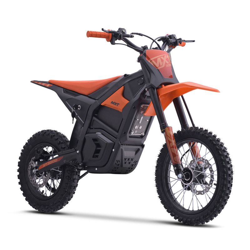 Dirt bike électrique MXT XT3000 3000W 48V 14/12 Orange