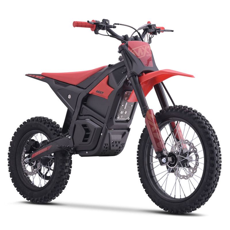 Dirt bike électrique MXT XT6000 6000W 72V 17/14 Rouge