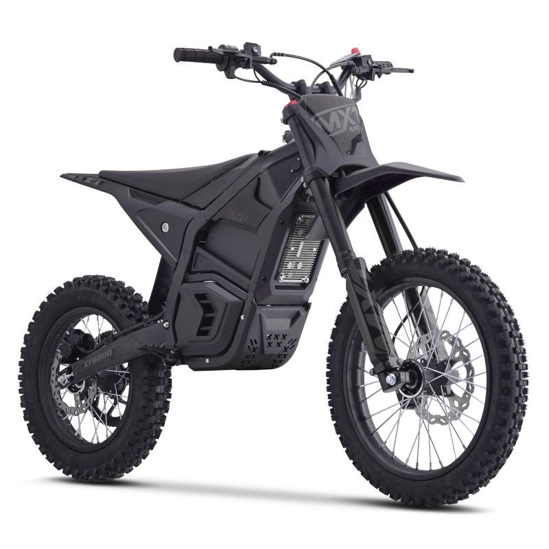Dirt bike électrique MXT XT6000 6000W 72V 17/14 Noir Dirt bike électrique MXT XT6000 6000W 72V 17/14 Noir