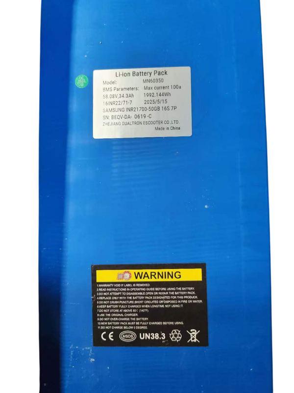 Dualtron Achilleus & Achilleus 2023 | BATTERIE 60V35AH SAMSUNG OU LG