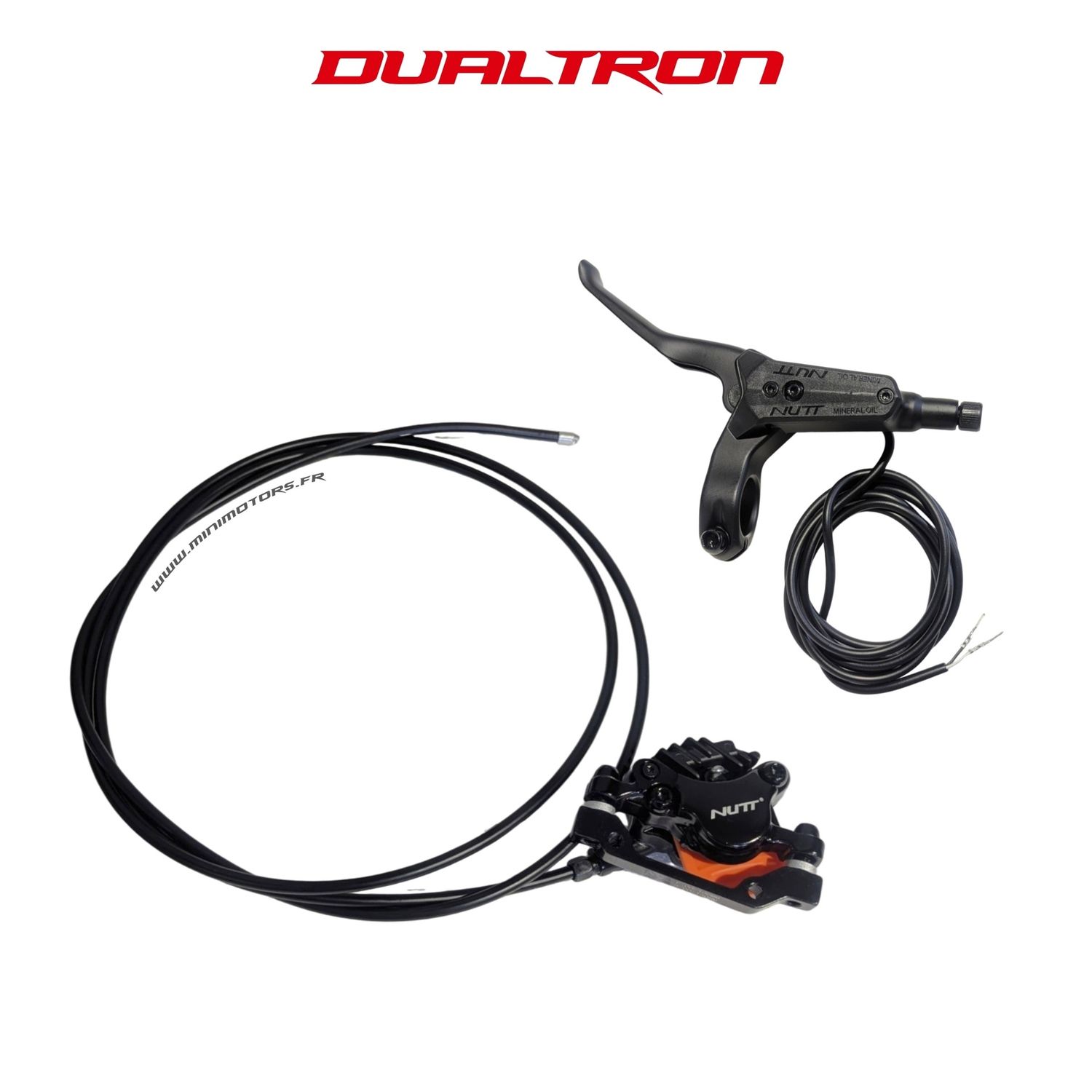 Dualtron | SET DE FREIN HYDRAULIQUE NUTT ARRIERE (LEVIER,ETRIER,CABLE) Dualtron | SET DE FREIN HYDRAULIQUE NUTT ARRIERE (LEVIER,ETRIER,CABLE)