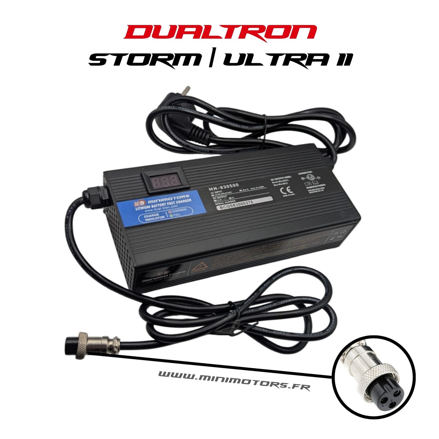 Dualtron Storm & Ultra 2 | CHARGEUR RAPIDE 83V5AH Dualtron Storm & Ultra 2 | CHARGEUR RAPIDE 83V5AH