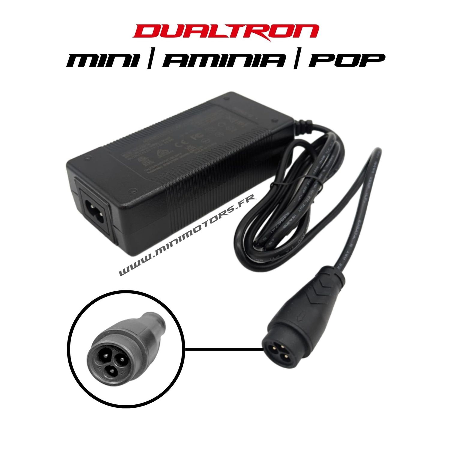 Dualtron Mini & Pop | CHARGEUR 58.1V 2A V2 Dualtron Mini & Pop | CHARGEUR 58.1V 2A V2