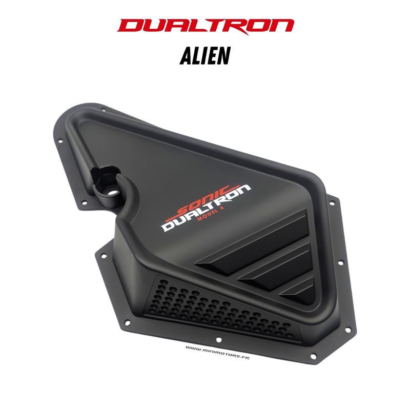 Dualtron Alien | CACHE GAUCHE BOITIER COLONNE DE DIRECTION (NOIR)