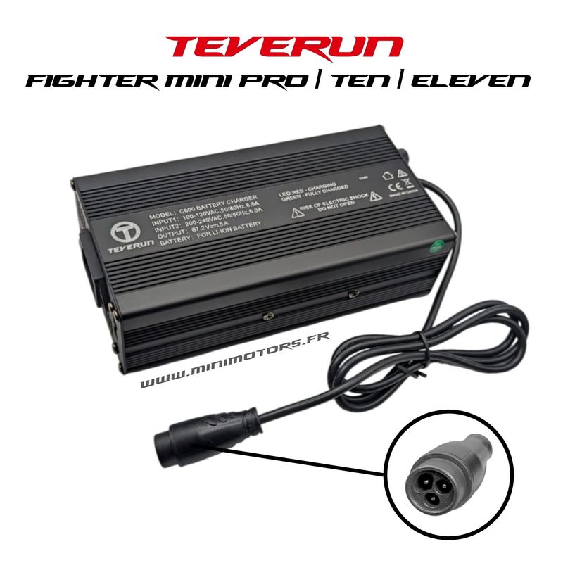 Teverun Fighter 10 & 11 & Mini Pro | CHARGEUR RAPIDE 67.2V 5A