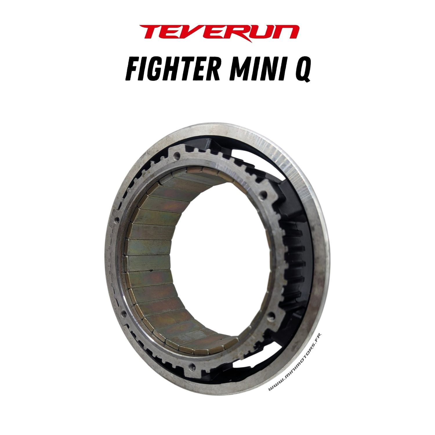 Teverun Fighter Mini Q | JANTE AVEC AIMANT AV/AR Teverun Fighter Mini Q | JANTE AVEC AIMANT AV/AR
