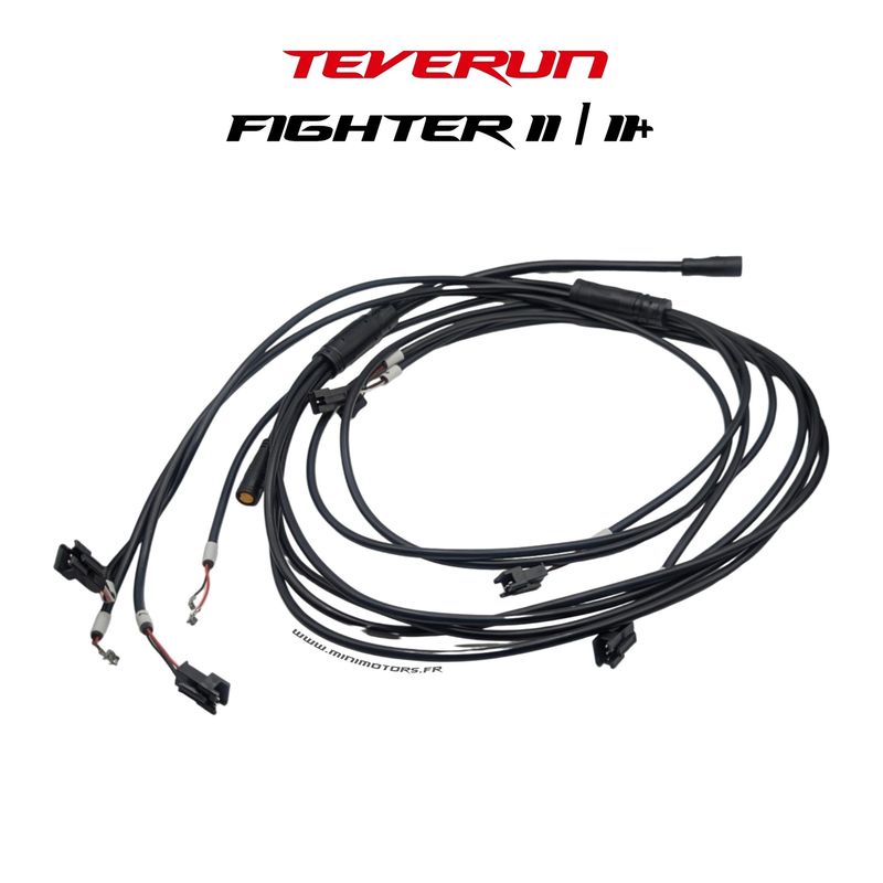 Teverun Mini Eco & Mini & Mini Pro & 7260r | CABLE PRINCIPAL VERSION APPLI 2025 ETANCHE V6 CLIGNOTANTS GUIDON