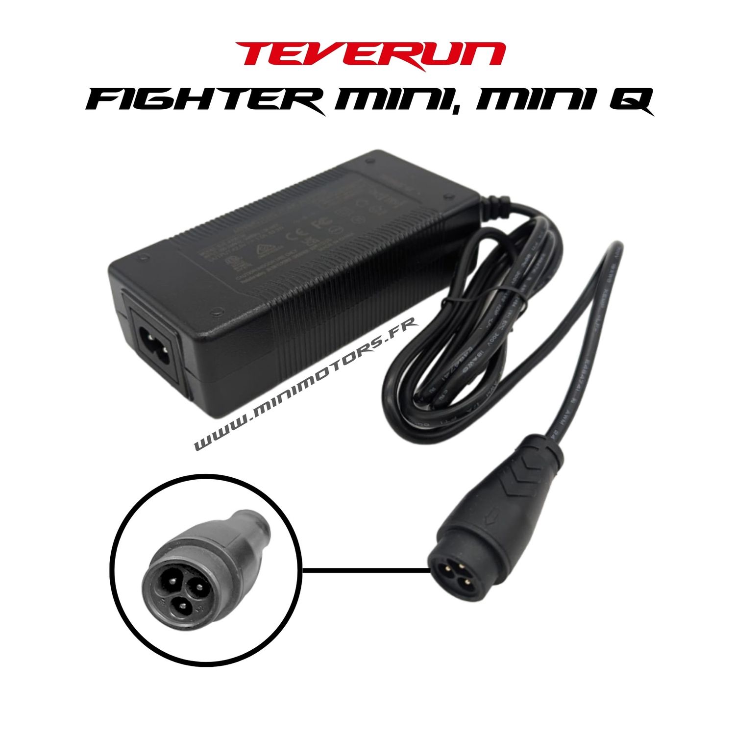 Teverun Fighter Mini & Fighter Q & Space | CHARGEUR 58.8V 2A