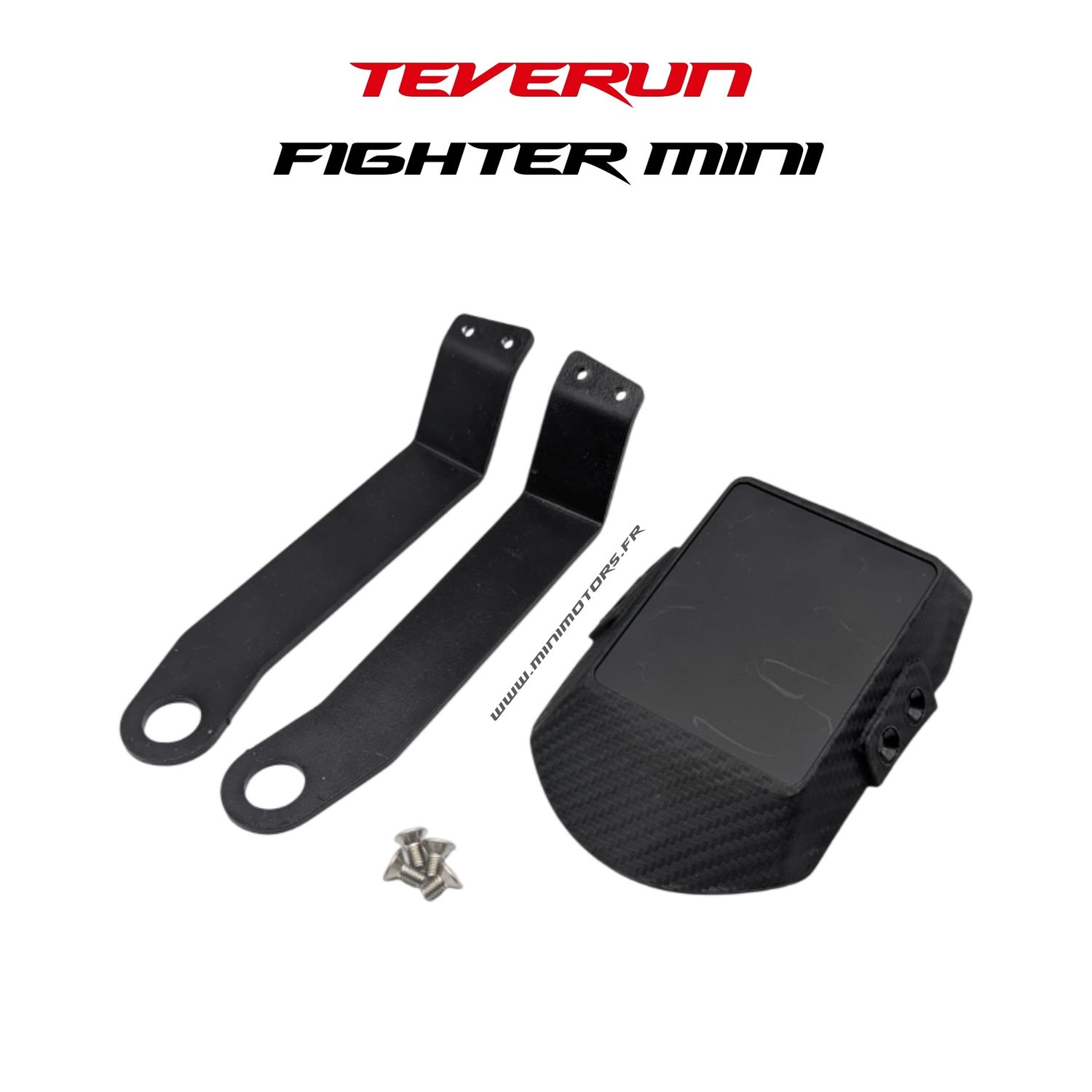 Teverun Fighter Mini & Eco & Pro | SUPPORT PLAQUE D'IMMATRICULATION Teverun Fighter Mini & Eco & Pro | SUPPORT PLAQUE D'IMMATRICULATION