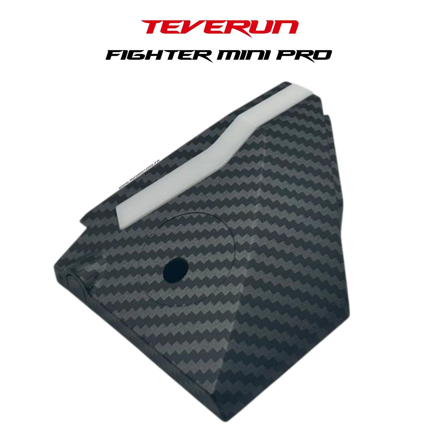Teverun Fighter Mini Pro 2025 & Mini 2026 | CACHE PROTECTION LED DECK AV GAUCHE / AR DROIT EFFET CARBONE Teverun Fighter Mini Pro 2025 & Mini 2026 | CACHE PROTECTION LED DECK AV GAUCHE / AR DROIT EFFET CARBONE