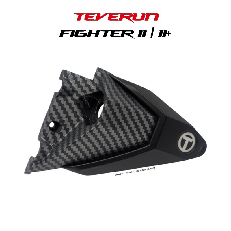 Teverun Fighter 11+ 2026 | SUPPORT FEU LED DU DECK AV GAUCHE / AR DROIT EFFET CARBONE