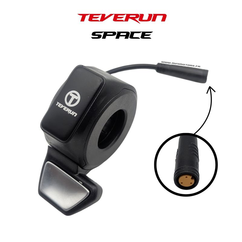 Teverun Space & Blade Mini Ultra | GÂCHETTE ACCÉLÉRATEUR POUCE