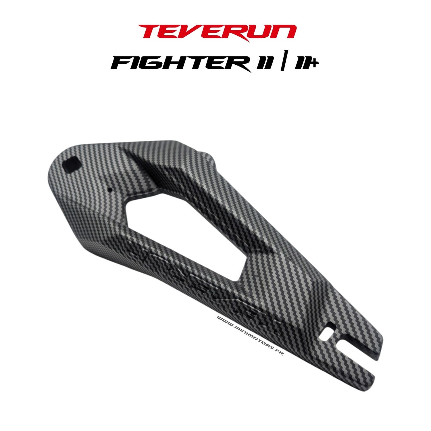 Teverun Fighter 11 & 11+ 2026 | BRAS DE FOURCHE AV DROIT & AR GAUCHE EFFET CARBONE Teverun Fighter 11 & 11+ 2026 | BRAS DE FOURCHE AV DROIT & AR GAUCHE EFFET CARBONE