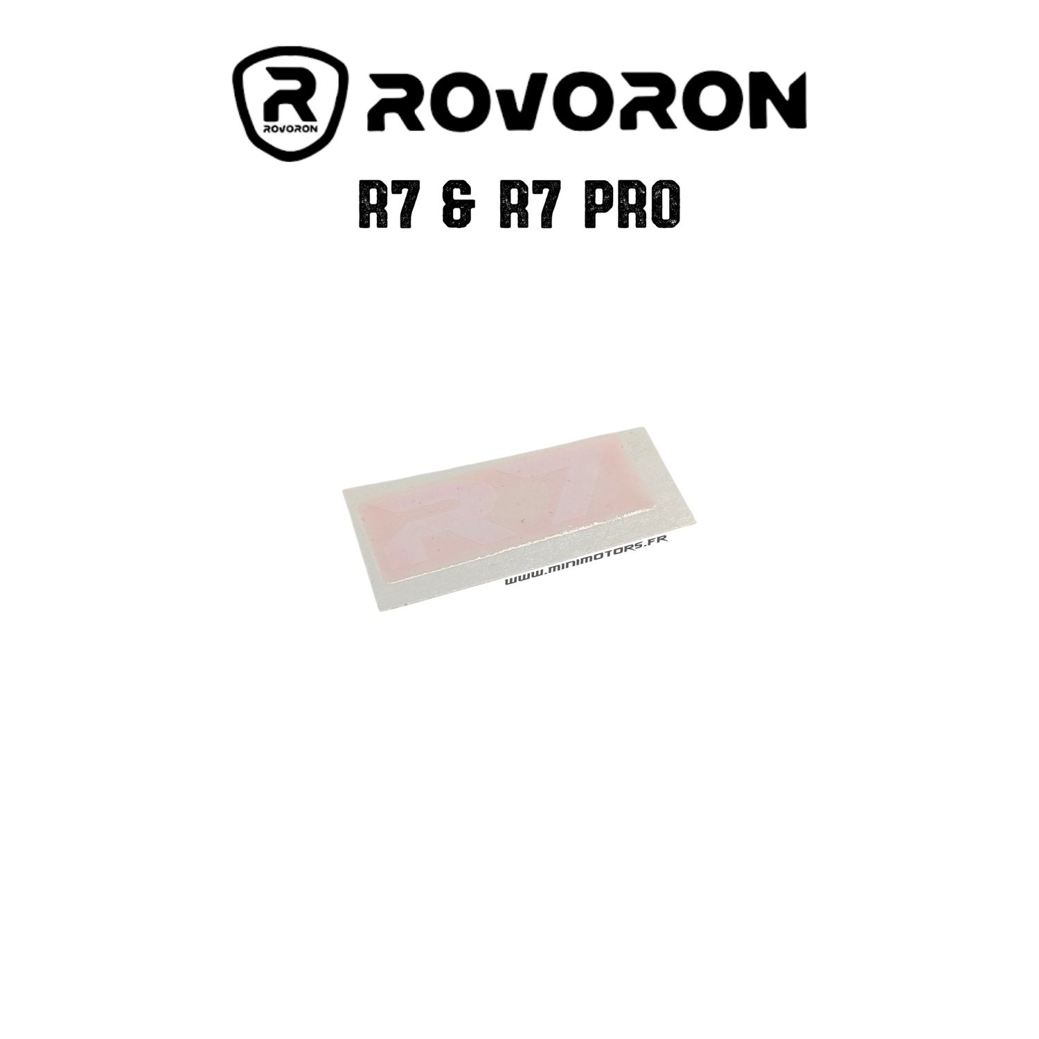 Rovoron R7 & R7 Pro | STICKER LOGO R7 BRAS DE FOURCHE Rovoron R7 & R7 Pro | STICKER LOGO R7 BRAS DE FOURCHE